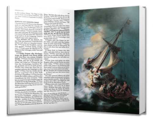 Lutherbibel mit Bildern von Rembrandt